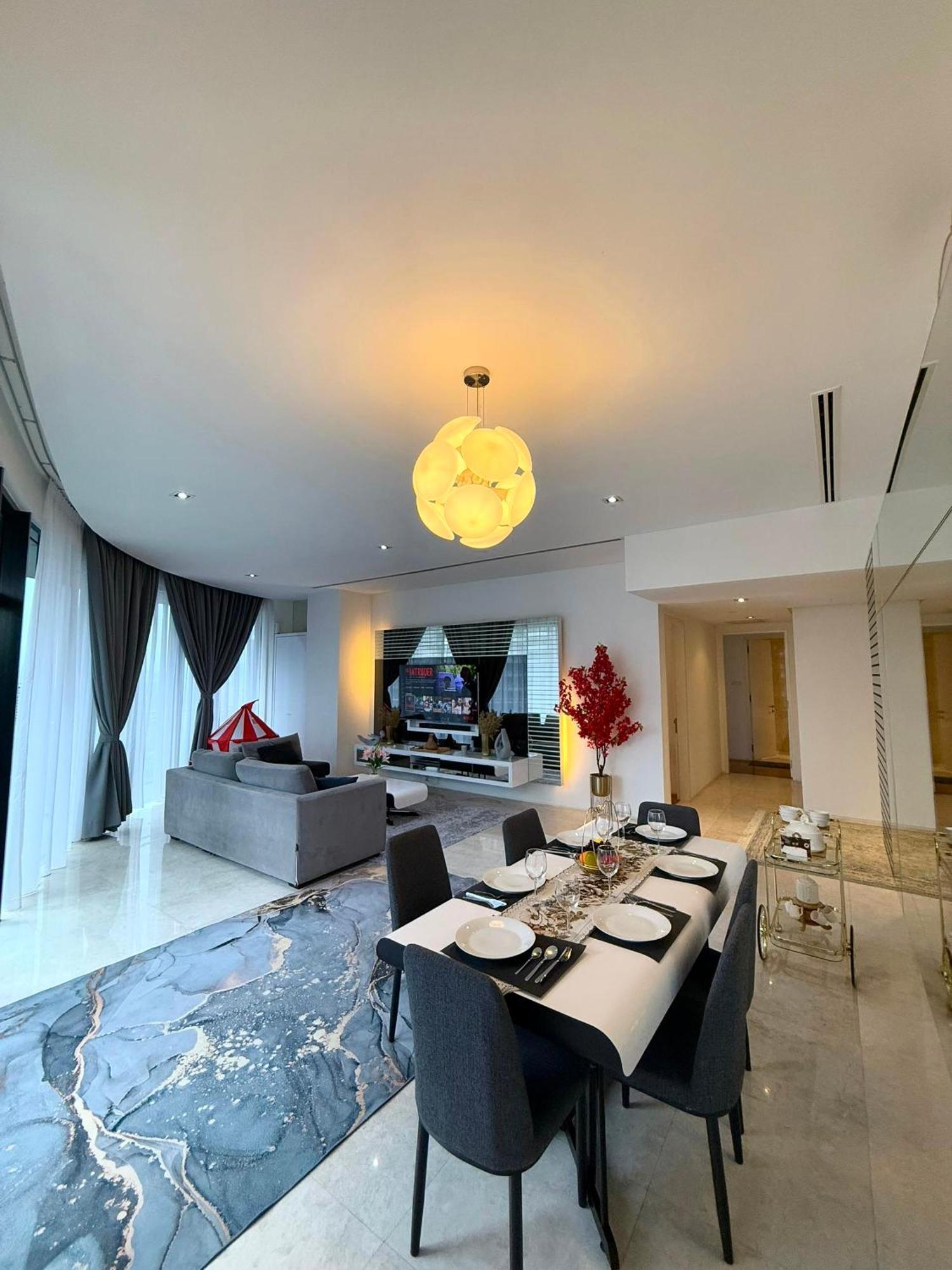 Pangsapuri Luxury House Klcc View Romantic Candle Light Linked To Klcc Mall